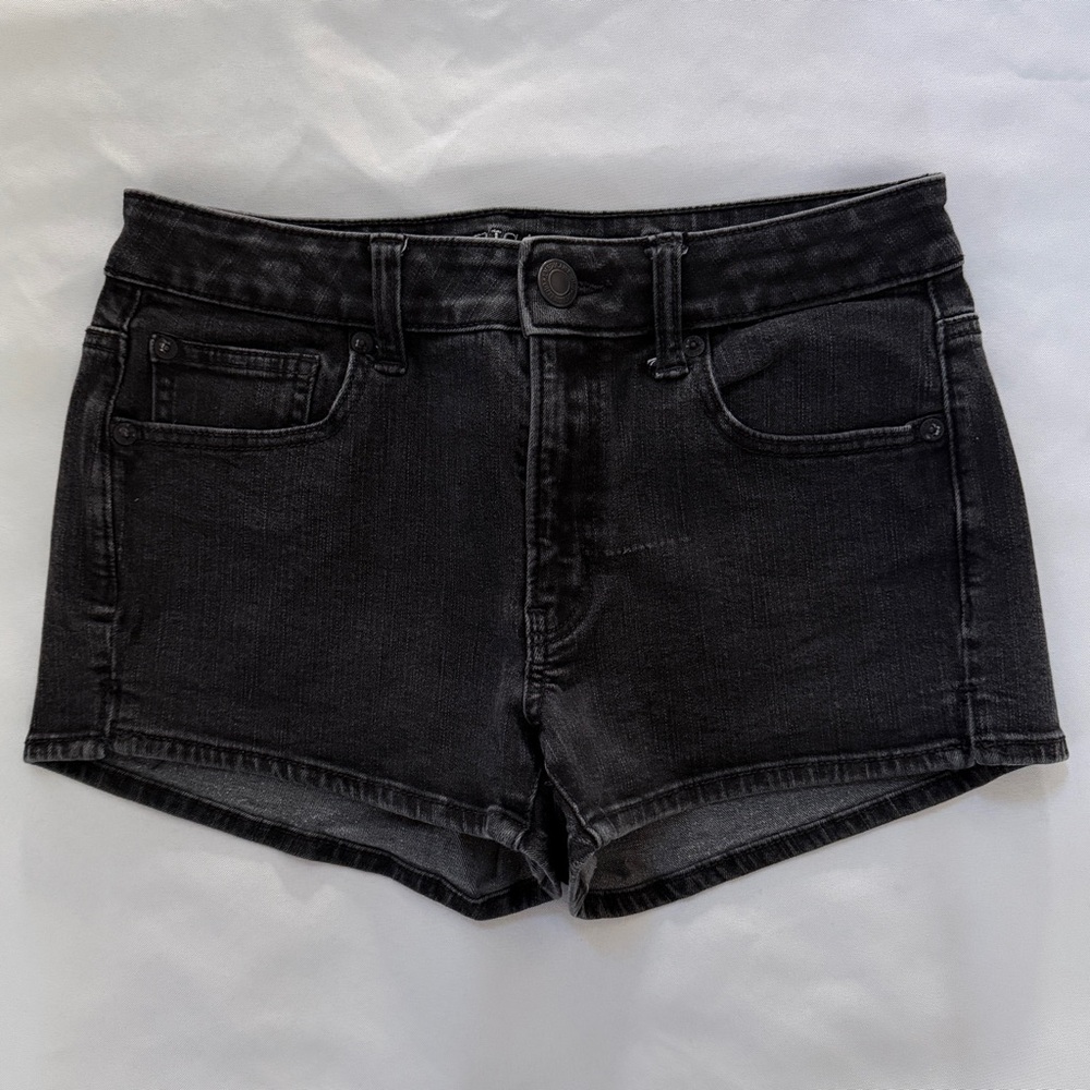 AE Hi-Rise Shortie Denim Shorts